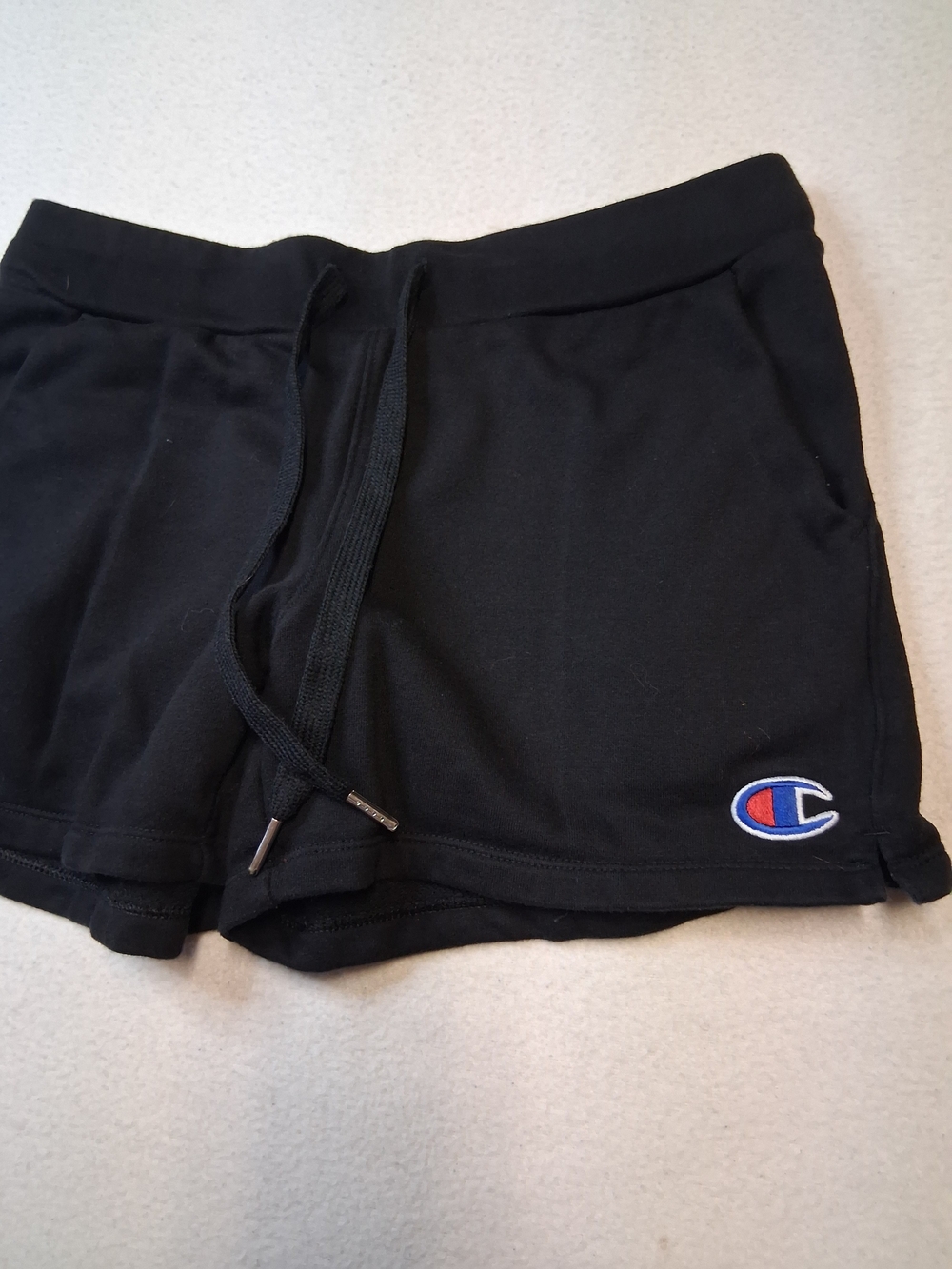 Champion Black Logo Lounge Shorts - Picture 2 of 6